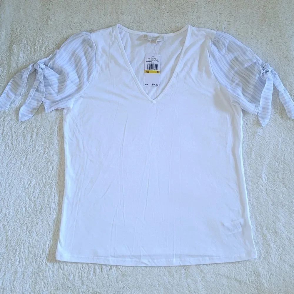 Michael Kors Tie Sleeve Top - NWT